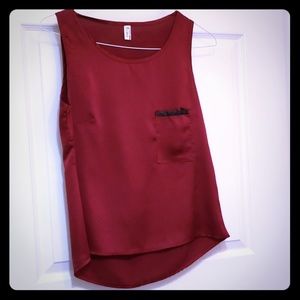 Ladies silk top size medium